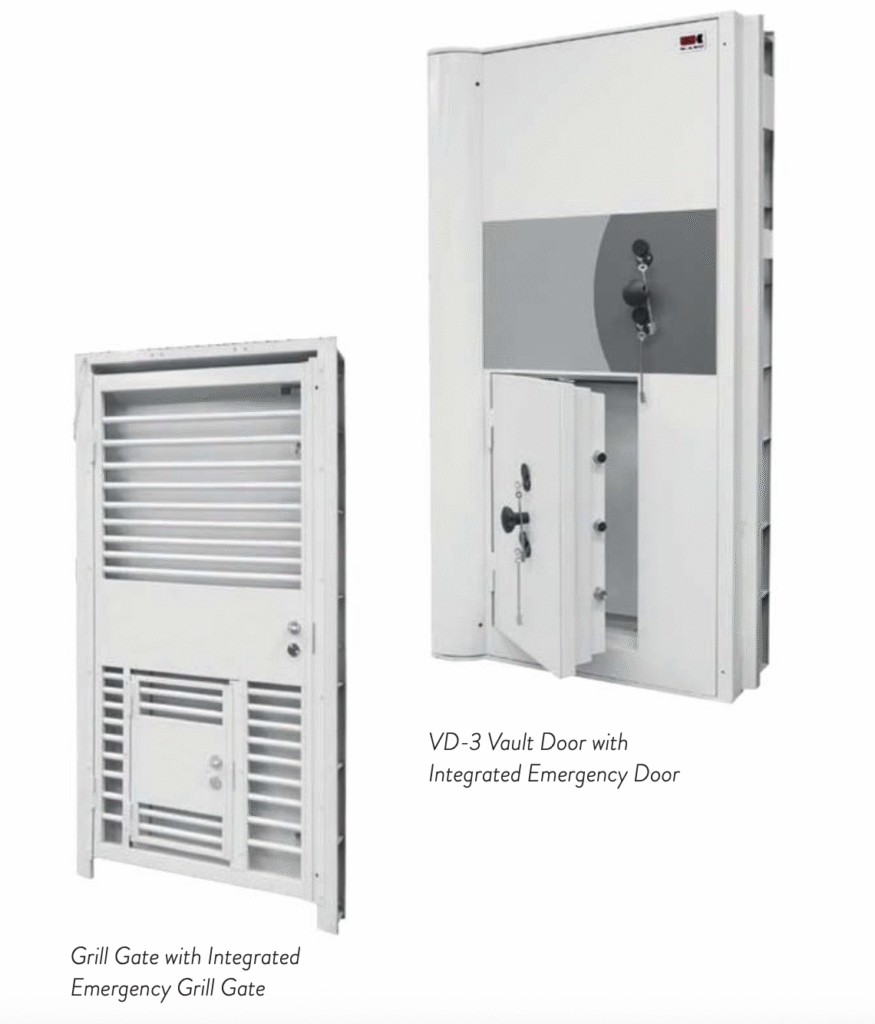 VD-3 Vault Door with Integrated Emergency Door